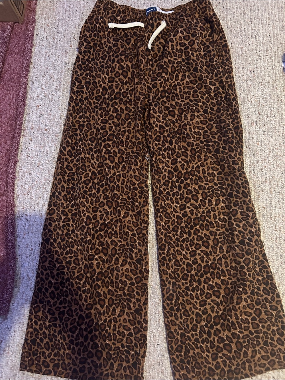 Old navy kids leopard print pants